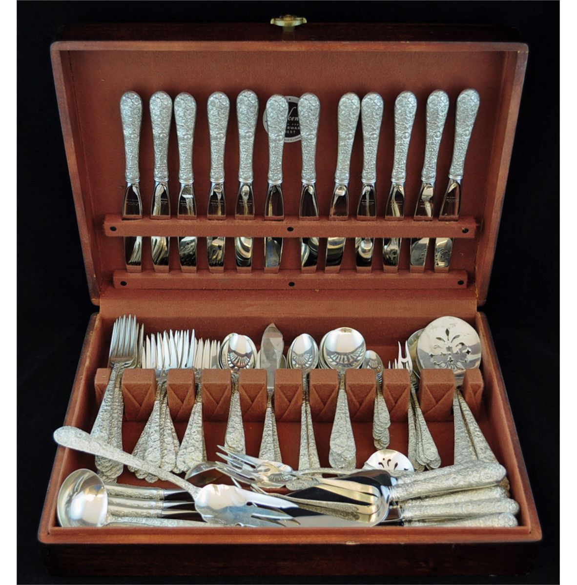 Alvin Bridal Bouquet Sterling Silver Butter Spreader