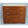 Image 1 : Mid 19th Century Walnut Chest w/ Marble Top