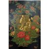 Image 2 : Three Panel Oriental Screen, with Figures in Scene