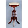 Image 1 : Victorian Walnut Marble Top Plant Stand