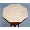 Image 2 : Victorian Walnut Marble Top Plant Stand