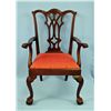 Image 1 : Chippendale Mahogany Arm Chair
