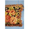 Image 2 : Rectangular Needlepoint Pillow with Tassels