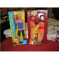 Aaron Carter and Star Wars Collectible Figures