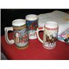 Image 2 : 3 Budweiser Beer Steins.