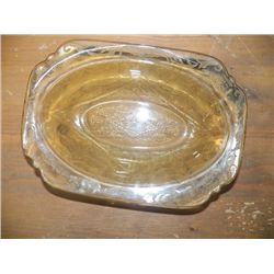 2-Yellow Depression Glass Bowls
