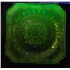Image 2 : 3-Vaseline Glass Salad Plates