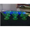 Image 1 : 6-Vaseline Glass Desert Cupw