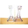 Image 2 : Vintage Crystal Candle Holders