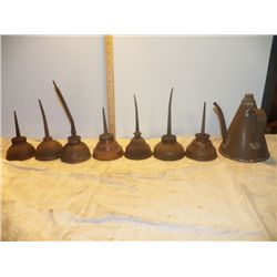 8-Vintage Oil Can Dispencers