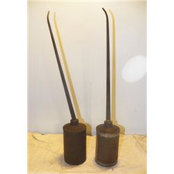 2-Vintage Oil Cans