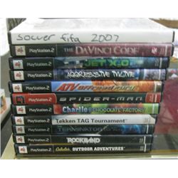 10 Each Misc. Playstation 2 Games