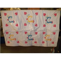 Vintage Hand Made Quilt