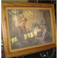 Dutch Print Signed by E. Piptpye dated 1416