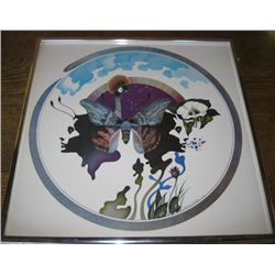 Silver Framed Painting, Interesting Piece,