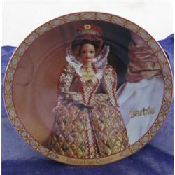 Barbie Collector Plate, Elizabethan Queen.