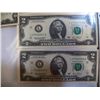 Image 3 : 5-Two Dollar Bills