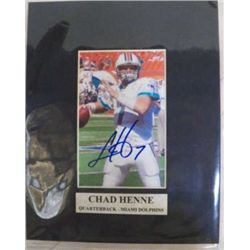 Chad Hennie Autographed Matted