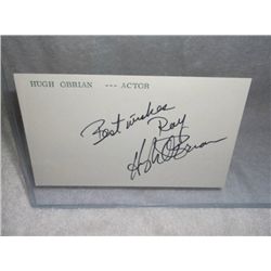 Hugh O'Brain Signed out