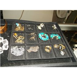 Lot of Costume Jewelry Some Sterling