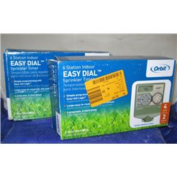 2- Orbit Brand Easy Dial Garden Timers
