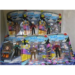 6 New Star Trek Figures,