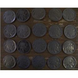 20-Buffalo Nickels