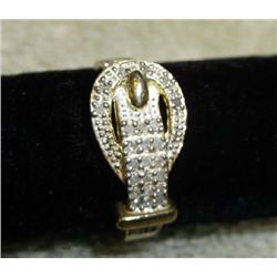 Womens 14k Gold over Sterling Ring