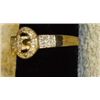 Image 2 : Womens 14k Gold over Sterling Ring