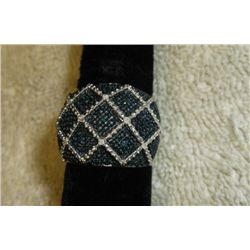 Womens White Gold Rhodium over Sterling