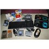 Image 2 : Box Lot Misc. Postal Scale, Samsung Cell Phone,