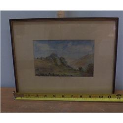 Watercolor signed by Artist