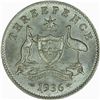 Image 1 : Australia 1936 Threepence - NGC MS65
