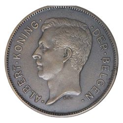 Belgium 1931 'Bronze Pattern' 20 Francs - Dutch Legend