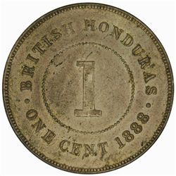 British Honduras 1888 Cent - KM6 - NGC MS63RB