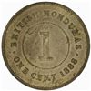 Image 1 : British Honduras 1888 Cent - KM6 - NGC MS63RB