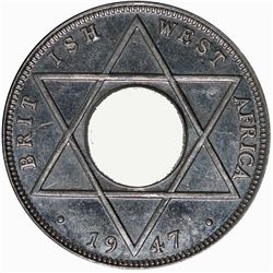 British West Africa 1947 KN Specimen or Proof 1/10 Penny - NGC SP65