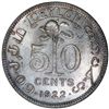 Image 1 : Ceylon 1922 50 Cent - Choice Unc