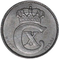 Denmark 1922 25 Ore - aUnc
