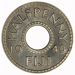 Fiji 1940 Proof Halfpenny - KM14 - NGC PF65