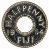 Image 1 : Fiji 1954 Proof Halfpenny - KM20 - NGC PF64 Cameo