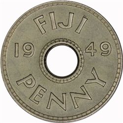 Fiji 1949 Proof Penny - KM17 - NGC PF66