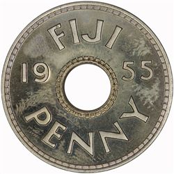 Fiji 1955 Proof Penny - KM21 - NGC PF64