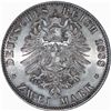 Image 1 : Germany 1888 A 2 Mark - Near Gem