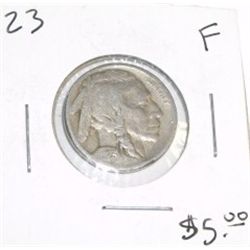 1923 BUFFALO NICKEL RED BOOK VALUE $5.00+ *NICE EARLY FINE GRADE NICKEL*!!