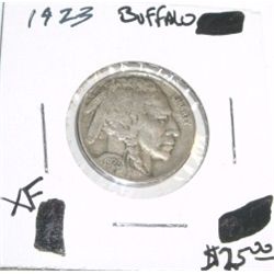 1923 BUFFALO NICKEL RED BOOK VALUE $25.00+ *NICE EARLY EXTRA FINE GRADE NICKEL*!!