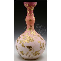 MONUMENTAL DECORATED VASE.