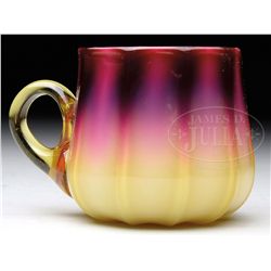 PLATED AMBERINA PUNCH CUP.