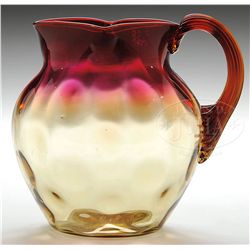 AMBERINA WATER PITCHER.