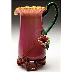 VICTORIAN APPLIED PITCHER.